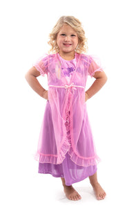 LA RAPUNZEL NIGHTGOWN WITH PINK ROBE