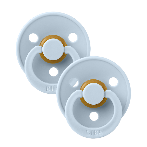 BIBS Colour 2 Pack-Baby Blue/Baby Blue