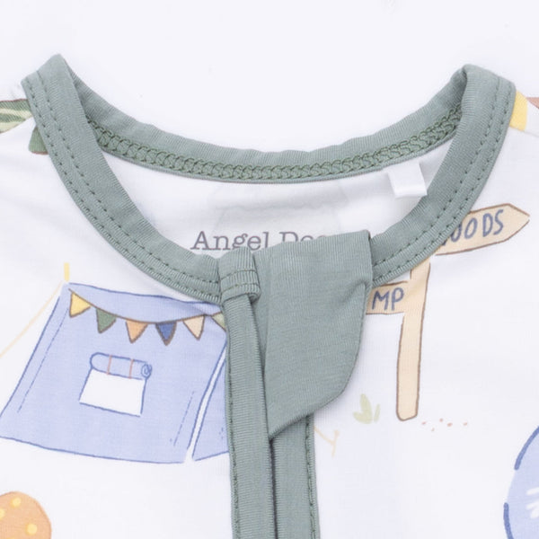 Camping Blue  Convertible Romper