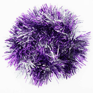 Purple Tinsel Scrunchie