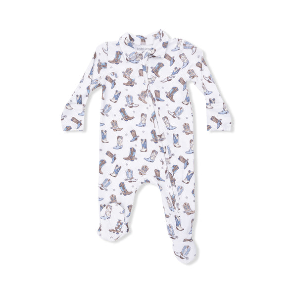 Cowboy Boots  Cowboy 2 Way Zipper Footie