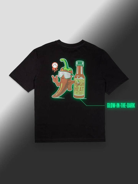 High Heat Hot Sauce Glow in the Dark T-Shirt