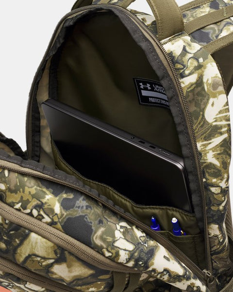 UA Hustle 6.0-Expedition Green/Orange Base