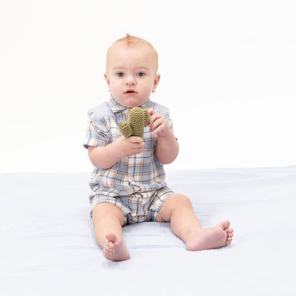 Western Boot Plaid - Western Pearlsnap Shortie