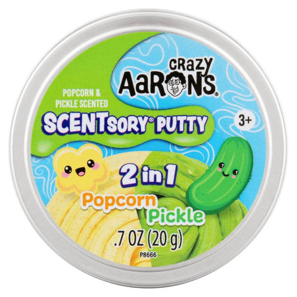 Crazy Aaron - 2 in 1 Popcorn and Pickle SCENTSORY Putty