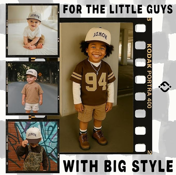 2-Tone Cap - Rowdy Upside Down - Brown/Beige