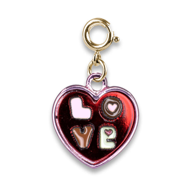 Gold Box Of Chocolates Charm