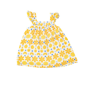 Sunny Lemon Geo Dress