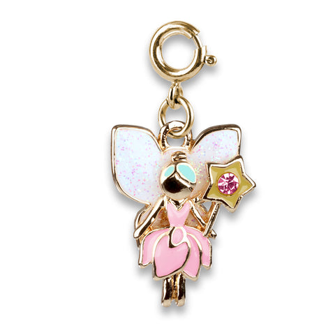 Charm It Gold Glitter Fairy Charm