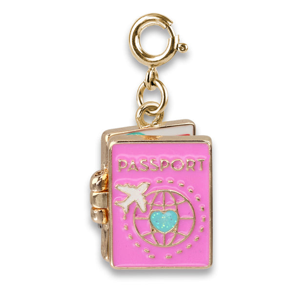 Charm It Gold Passport Charm