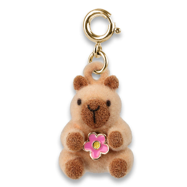 Charm It Gold Furry Capybara Charm
