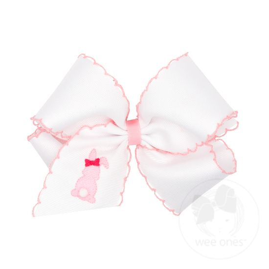 Moonstitch Pink Bunny King Bow