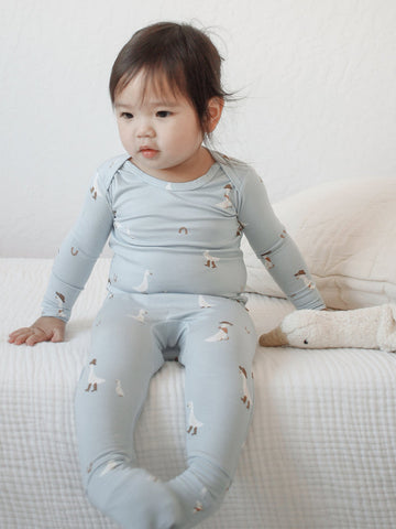 Cowboy Goose Convertible PJ Romper