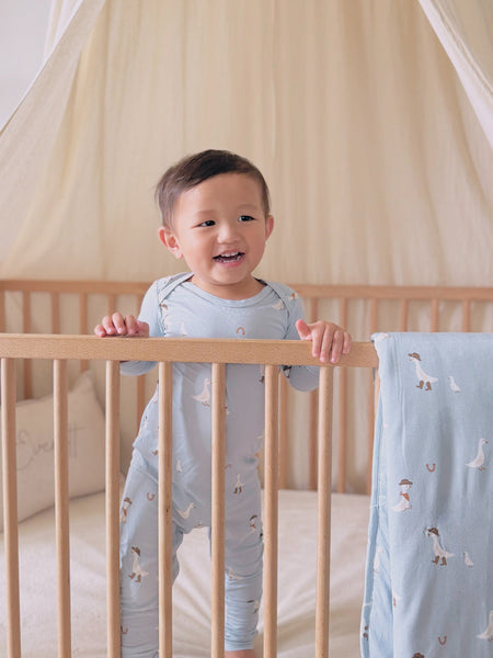 Cowboy Goose Convertible PJ Romper