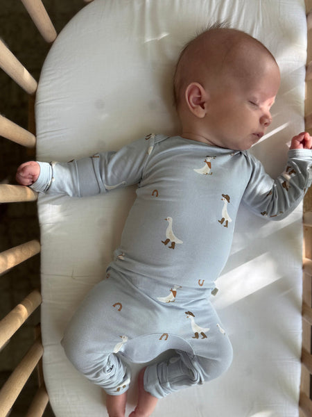 Cowboy Goose Convertible PJ Romper