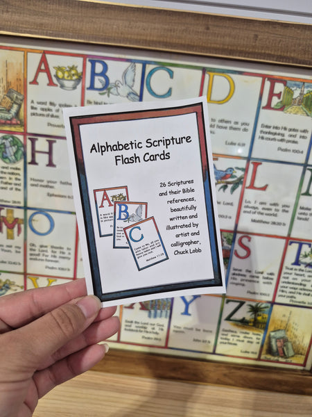 Alphabetic Scripture Flash Cards