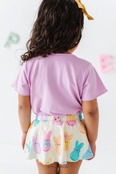 Lavender Lettuce Hem Top