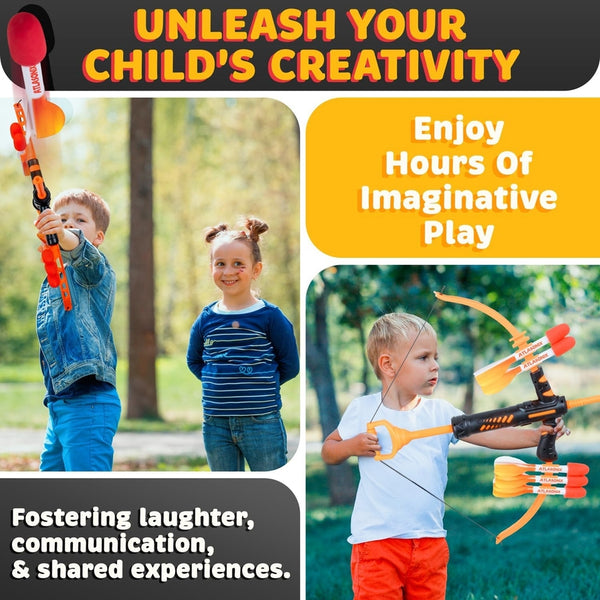 Bow and Arrow Outdoor Archery Shooting Toy