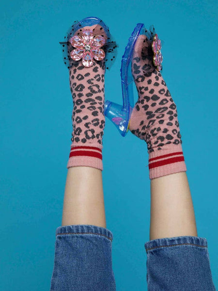 SS Pink Flower Gem Play Shoes