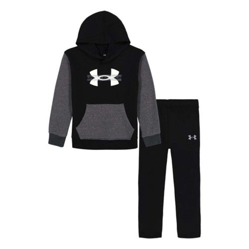 UA Rival Big Logo Hoodie Set- Castlerock