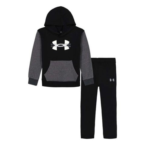 UA Rival Big Logo Hoodie Set- Castlerock