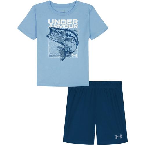 Horizon Blue Intel Bass T-Shirt and Shorts Set