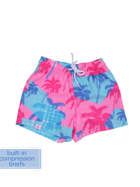 Maui Palms Swim Trunks