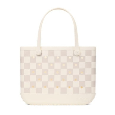 Checkered Coconut/Mushroom Original Bogg Bag