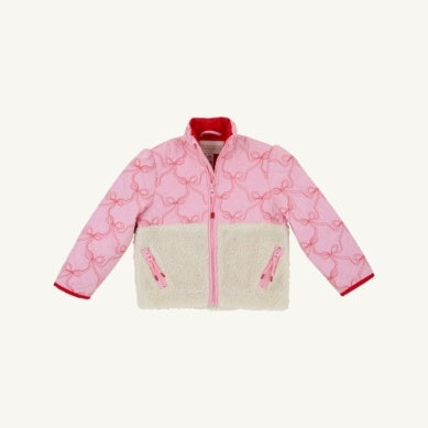 Cate Coat | Bluffton Bows (Richmond Red)/Palmetto Pearl