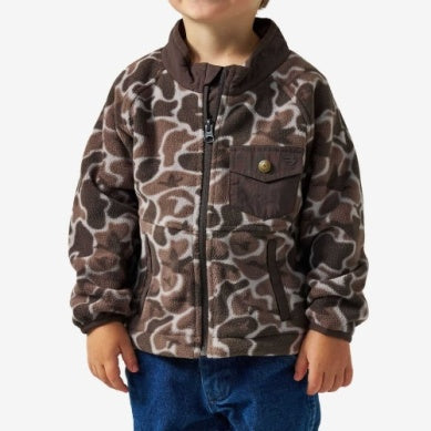 Mallard Mayhem Camo Micro Fleece Zip Up