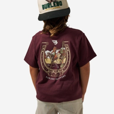Horseshoe Maroon Tee