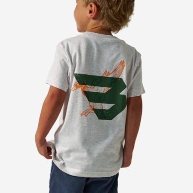Duck Flying B Green Logo Short Sleeve Tee