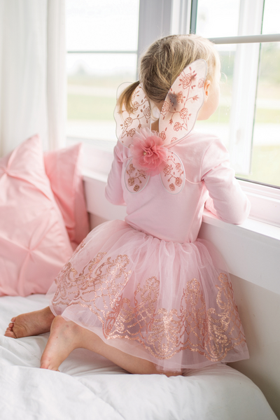 GP Rose Gold Tutu & Wings