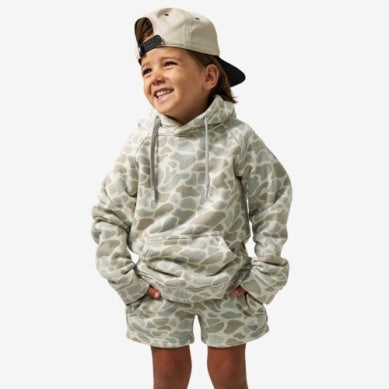Classic Deer Camo Vintage Washed Hoodie