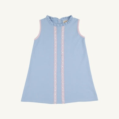 Beale Street Blue/Palm Beach Pink Lizzie's Luxe Leisure Dress - Ruffle