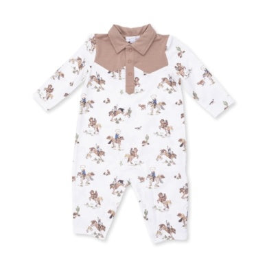 Horse Wrangler - Long Sleeve Cowboy Romper
