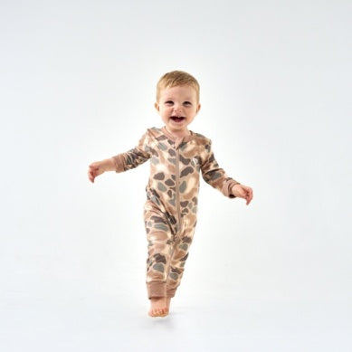 Pintail Camo Zip Up Romper