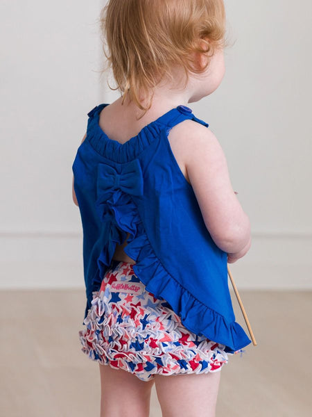 Star-Spangled Knit Swing Top and Bloomer Set