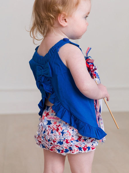 Star-Spangled Knit Swing Top and Bloomer Set