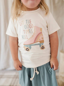 Girl's Bamboo Tee in Let the Good Times Roll