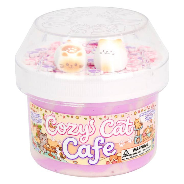 Cozy Cat Cafe - Memorydough Textured Slime