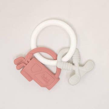 Tee Time Golf Silicone Teether