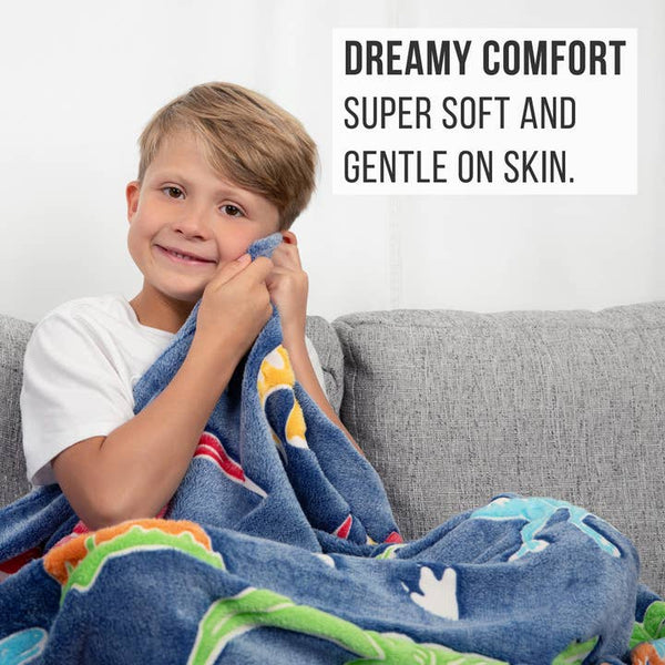 Glow in the Dark Dinosaur Blanket