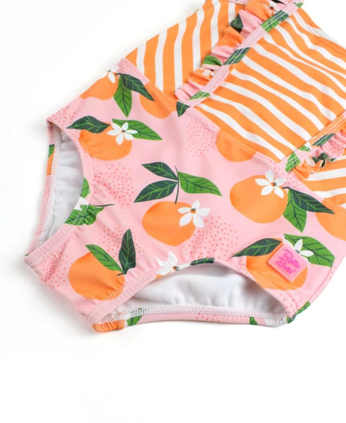Pinafore One Piece-Orange You The Sweetest