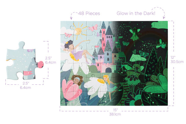 Glow In The Dark Puzzle-Fairy Princess