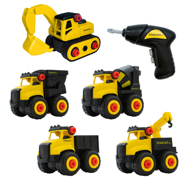 Stanley Jr. Take Apart Dot 5 Piece Set & Battery Operated Screwdriver