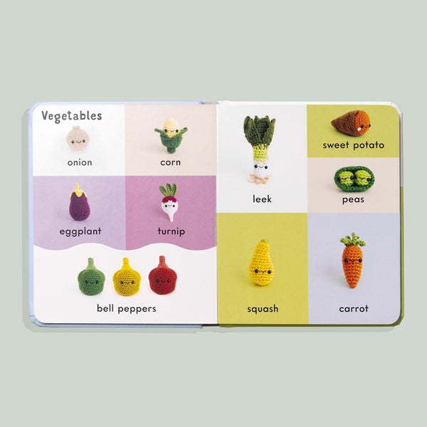 First Words with Cute Crochet Friends - Lion