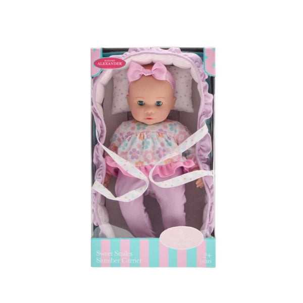 Sweet Smiles 14-Inch Baby Doll, Slumber Carrier