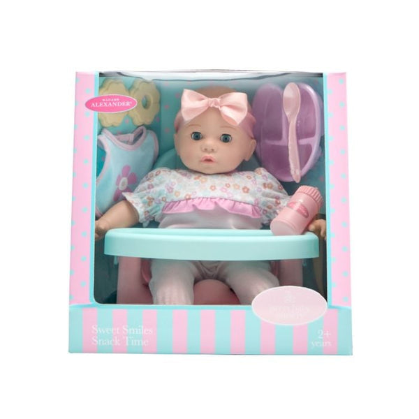 Sweet Smiles 14-Inch Baby Doll, Snack Time