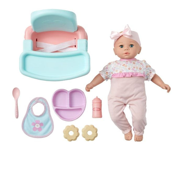 Sweet Smiles 14-Inch Baby Doll, Snack Time